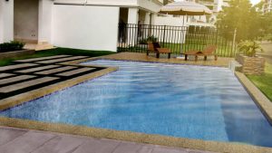 Pool and spa model in Panama west
